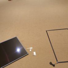 assembly of a 65 inch touchscreen overlay (5) img