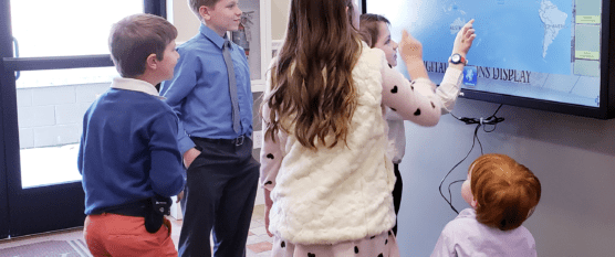 mission display kids using digital missions display image