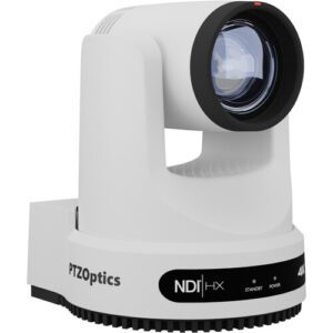 PTZOptics Move 4K 12X NDI|HX PTZ Camera – White