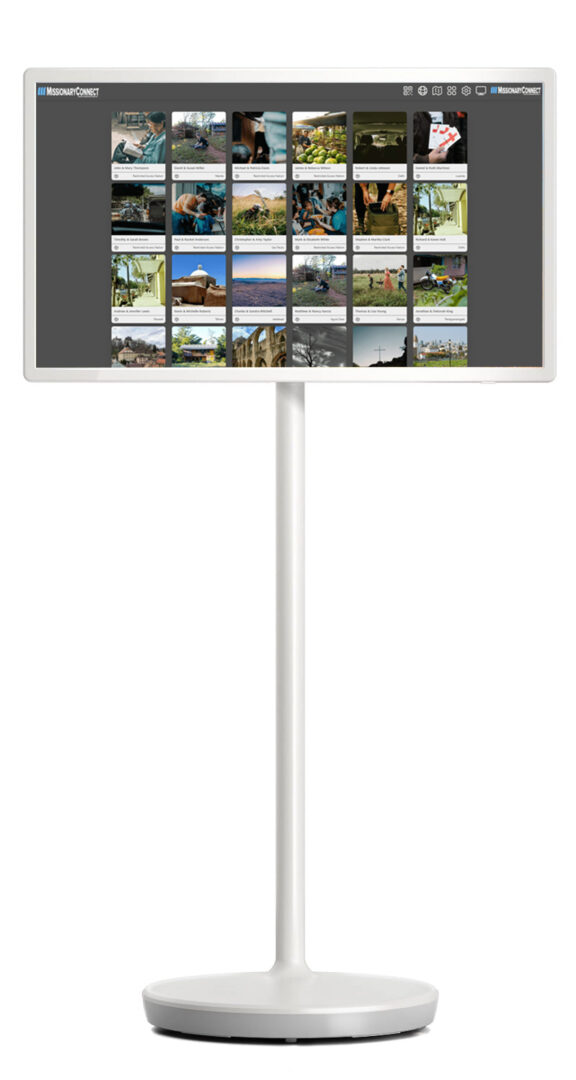 MissionaryConnect Missionary Card 32" Mobile Kiosk w/Battery image